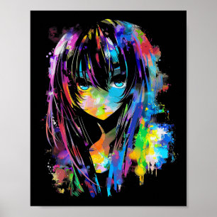 Anime Manga Graphic Kleurrijke Art Anime Poster