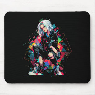 Anime Manga Graphic Polygon Art Anime Muismat