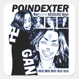 Anime Manga Grappig Schattige Japan Otaku Vierkante Sticker