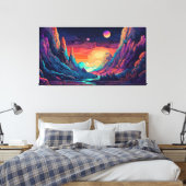 Anime manga line art canvas afdruk (Insitu (Slaapkamer))