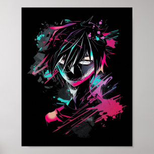 Anime Manga Motief Abstracte illustratie Anime Poster