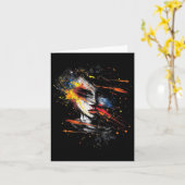 Anime Manga Motief Abstracte Kunst Anime  Kaart (Gele Bloem)