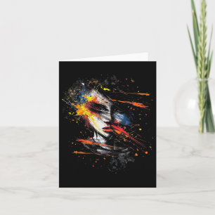Anime Manga Motief Abstracte Kunst Anime  Kaart