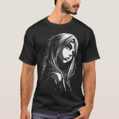Anime Manga Motief Abstracte kunstwerken Anime T-shirt (Voorkant)