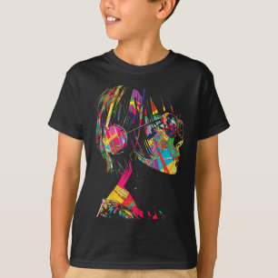 Anime Manga Motief Geometrische kunstwerken Anime T-shirt