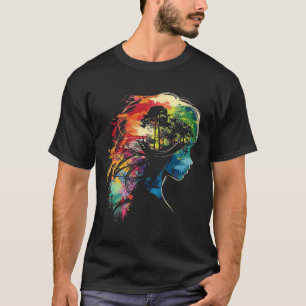 Anime Manga Motief Kleurrijke illustratie Anime T-shirt