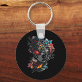 Anime Manga Motief Tattoo Art Anime Sleutelhanger (Voorkant)