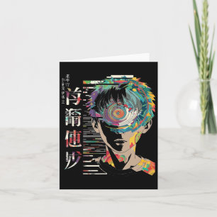 Anime Manga Motif Mandala Kunstwerk Anime 1 Kaart