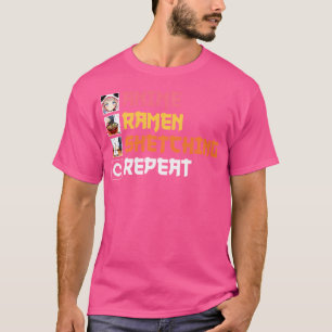Anime Manga Otaku Japans Ramen Lover Sketching K T-shirt