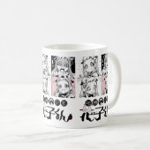 Anime Manga Panel Grid Ceramic Mug Koffiemok (Voorkant rechts)