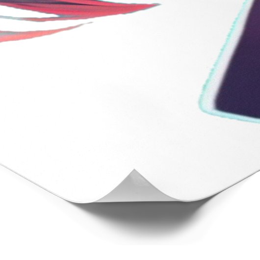 Anime manga pop art liefhebbers gezichten karakter poster (Hoek)