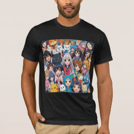 Anime manga pop kunst liefhebbers pop liefhebbers  t-shirt