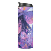 Anime Manga Schattigee Heks Geïnspireerd Tumbler Thermosbeker (Geroteerd rechts)