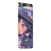 Anime Manga Schattigee heksen Geïnspireerd Tumbler Thermosbeker (Geroteerd rechts)