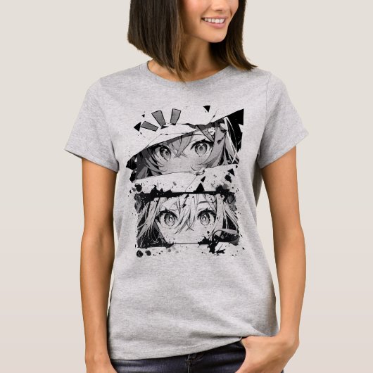 Anime Manga tshirt (Voorkant)