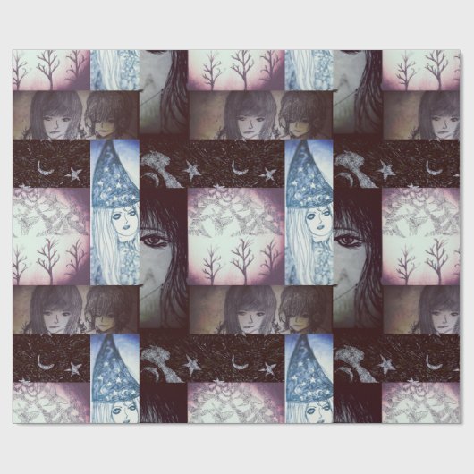 anime manga yaei van het donkerheidsiyaie van lich cadeaupapier (Vlak)