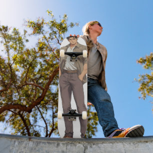 Anime Mannen Zaddy Persoonlijk Skateboard