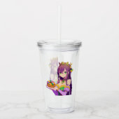Anime Mardi Gras King cake Acryl Drinkbeker (Voorkant)