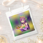 Anime Mardi Gras King cake Bedankzakje (Geknipt)