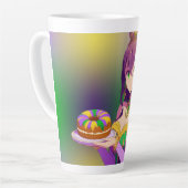Anime Mardi Gras King cake Latte Mok (Linkerhoek)