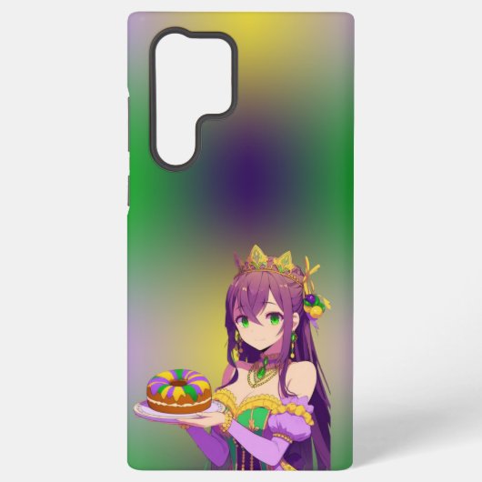 Anime Mardi Gras King cake Samsung Galaxy Hoesje (Achterkant)