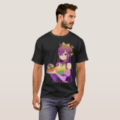 Anime Mardi Gras King cake T-shirt (Voorkant volledig)