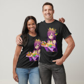 Anime Mardi Gras King cake T-shirt (Unisex)
