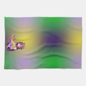 Anime Mardi Gras King cake Theedoek (Horizontaal)