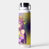 Anime Mardi Gras King cake Waterfles (Achterkant)