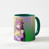 Anime Mardi Gras Koningstaart Mok (Voorkant rechts)