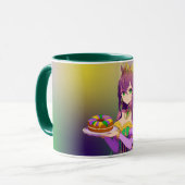 Anime Mardi Gras Koningstaart Mok (Voorkant links)