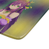 Anime Mardi Gras Koningstaart Snijplank (Hoek)