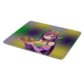 Anime Mardi Gras Koningstaart Snijplank (Hoek)