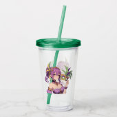 Anime Mardi Gras masker Acryl Drinkbeker (Achterkant)