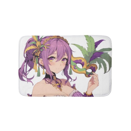 Anime Mardi Gras masker Badmat (Voorkant)