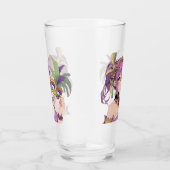 Anime Mardi Gras masker Glas (Rechts)