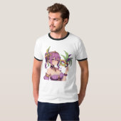 Anime Mardi Gras masker T-shirt (Voorkant volledig)