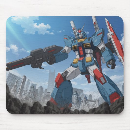 Anime Mecha Robot Mousepad Muismat (Voorkant)