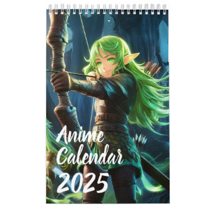 Anime meisje 12 maanden kalender