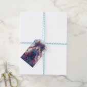 Anime Meisje Bloem Maan Fee Cadeaulabel (Met Touw)
