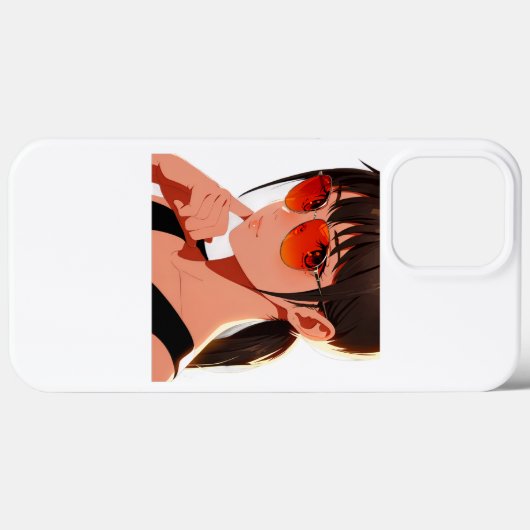 Anime meisje Bold en Speels Ontwerp Case-Mate iPhone Case (Achterkant (horizontaal))