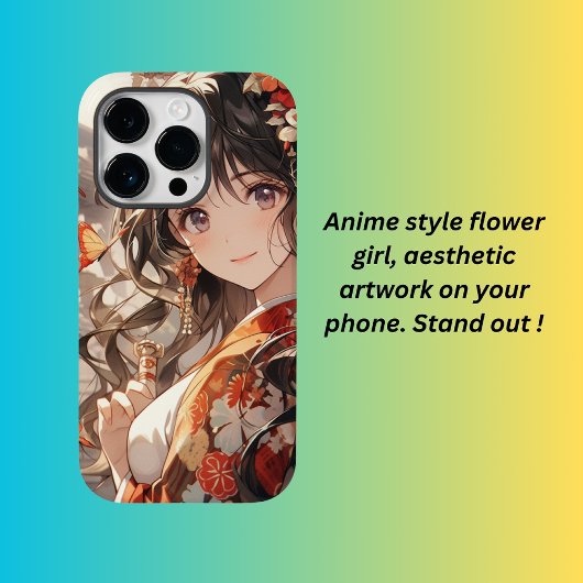 Anime meisje Case-Mate iPhone case