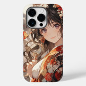 Anime meisje Case-Mate iPhone case (Achterkant)