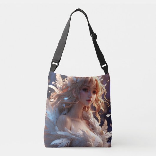 Anime meisje crossbody tas (Voorkant)