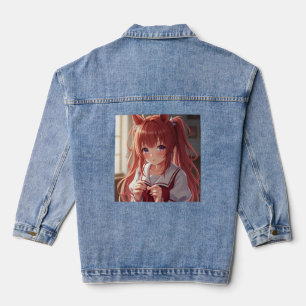 Anime meisje denim jacket