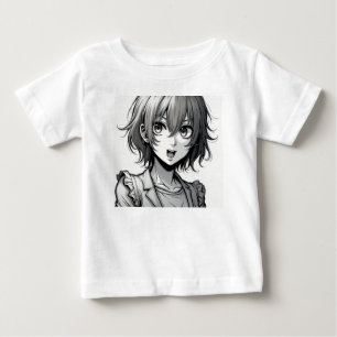 Anime meisje Dynamisch karakterontwerp in actie-