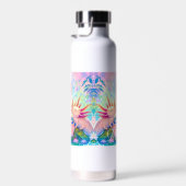 Anime Meisje en Axolotl gepersonaliseerd Waterfles (Rechts)