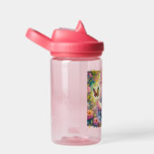 Anime Meisje en Vlinder Waterverf Gepersonaliseerd Waterfles (Rechts)