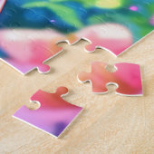 anime meisje eten watermeloen legpuzzel (Zijkant)