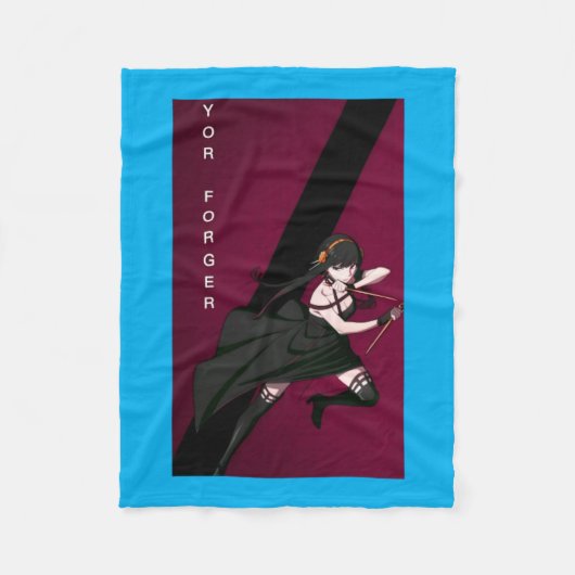 Anime meisje - Forger afbeelding Fleece Deken (Voorkant)